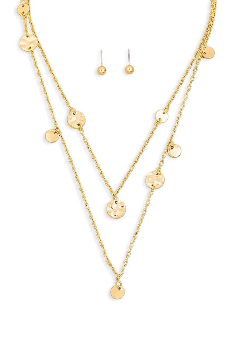 Layered Chain Coin Station Necklace Ball Jewelry Sets - ShopStyleEdit #