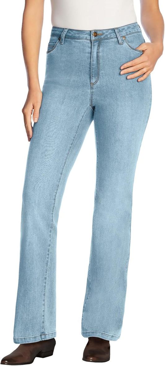 Women'S plus Size Comfort Curve Bootcut Denim Jean