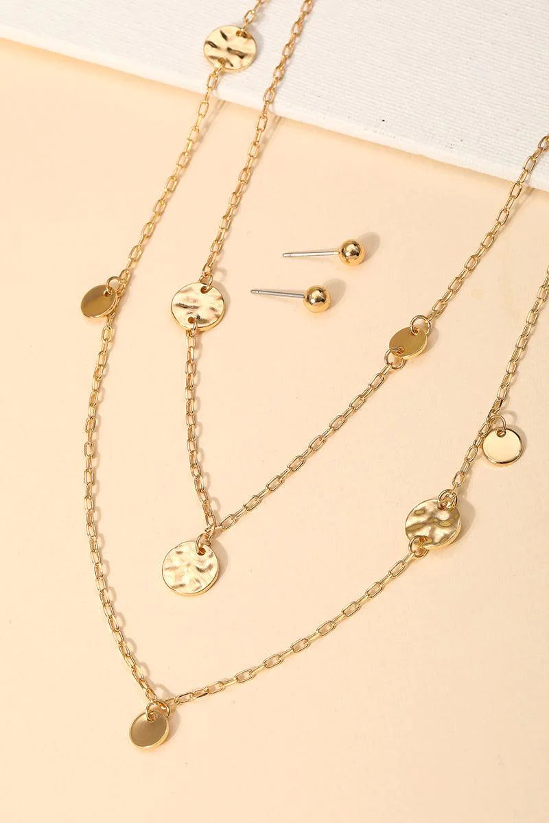 Layered Chain Coin Station Necklace Ball Jewelry Sets - ShopStyleEdit #