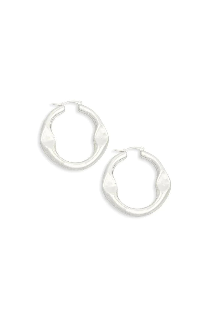 Circle Cutout Latch Hoop Elegant Earrings - ShopStyleEdit #